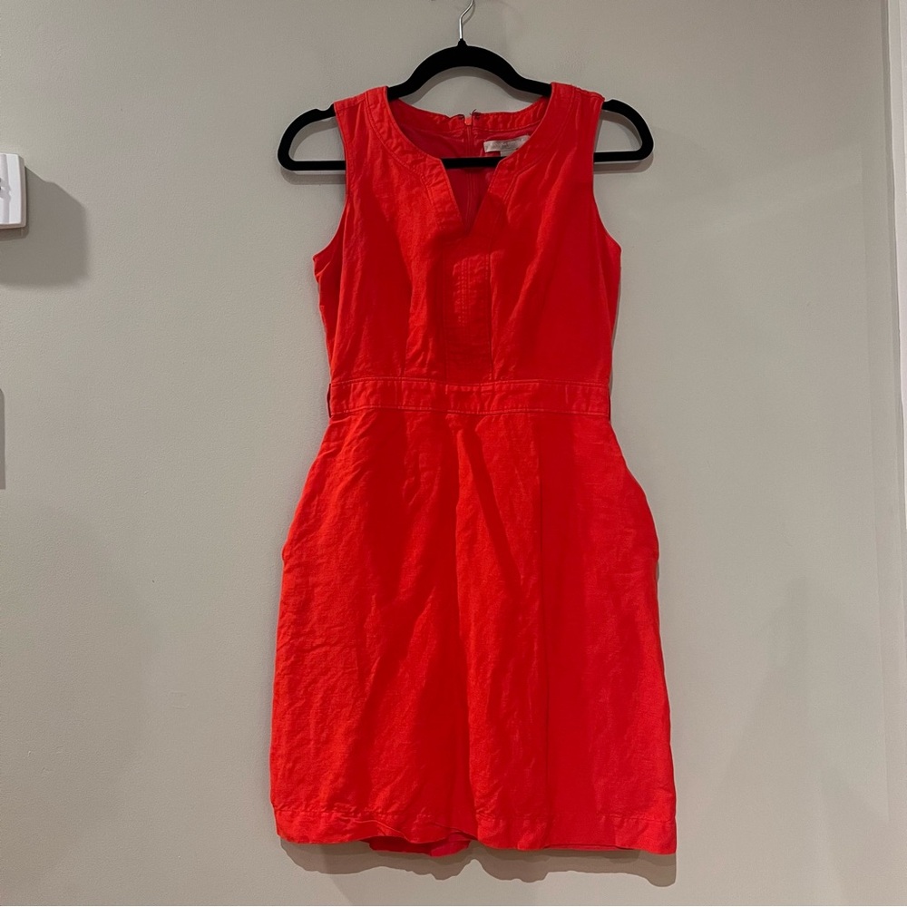 Banana Republic Red Sleeveless Dress Size 2
